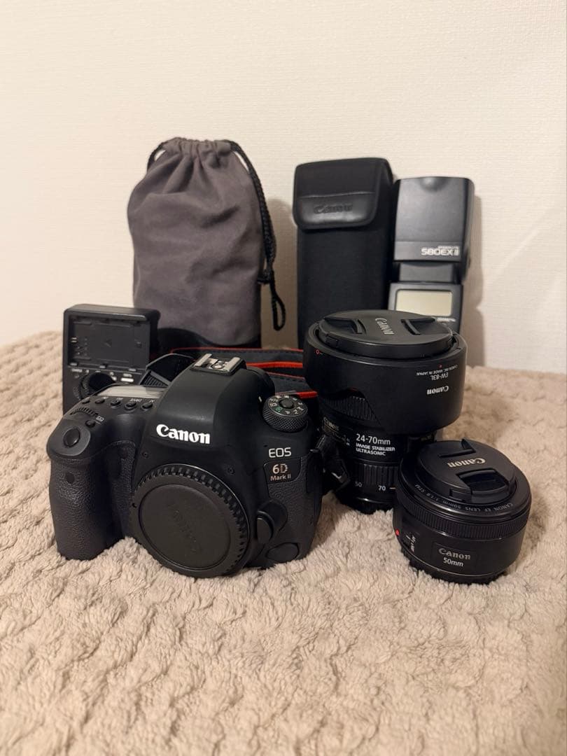 総額47万円相当のCanon EOS 6D Mark Ⅱ セット販売