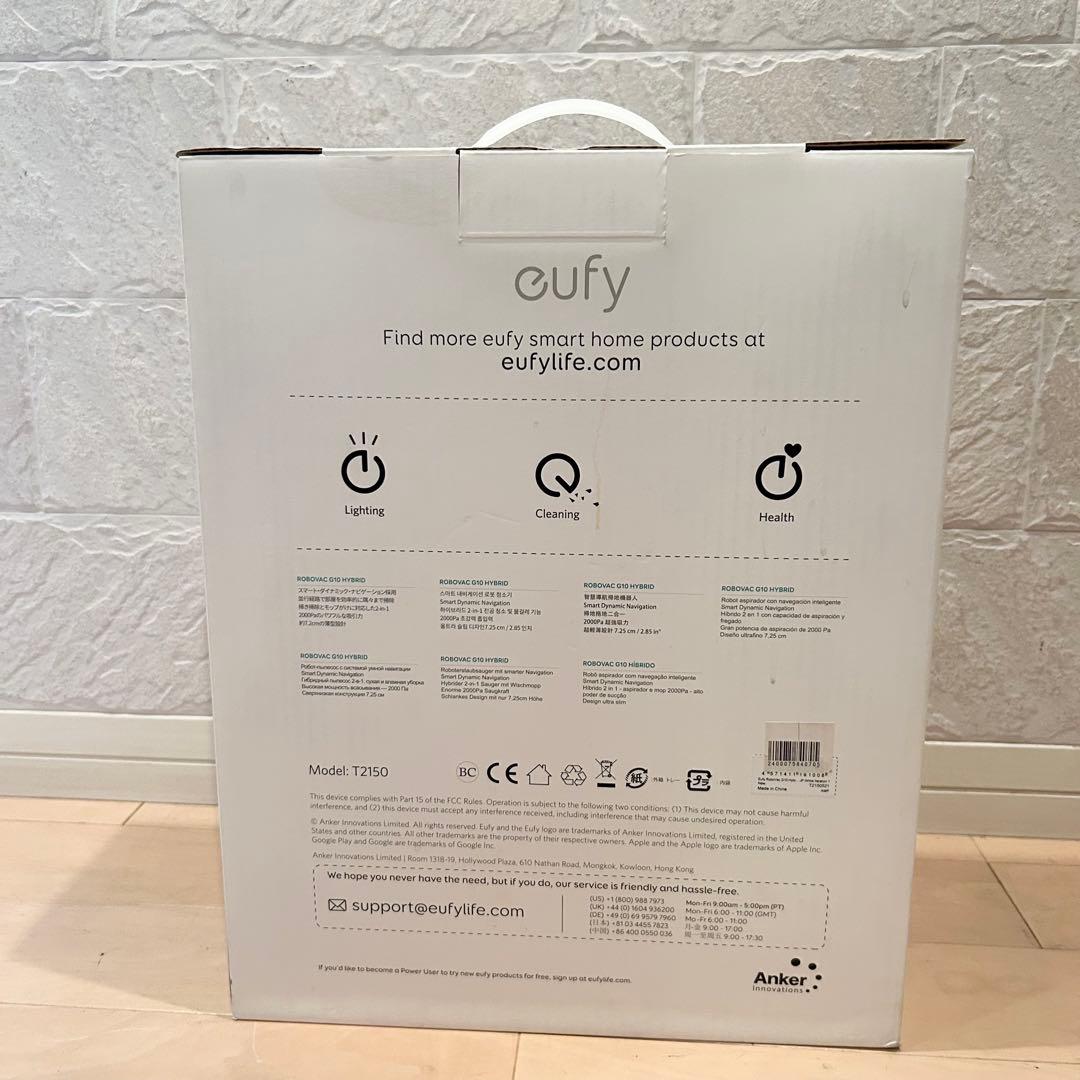新品★eufy EUFY ROBOVAC G10 HYBRID WHITE