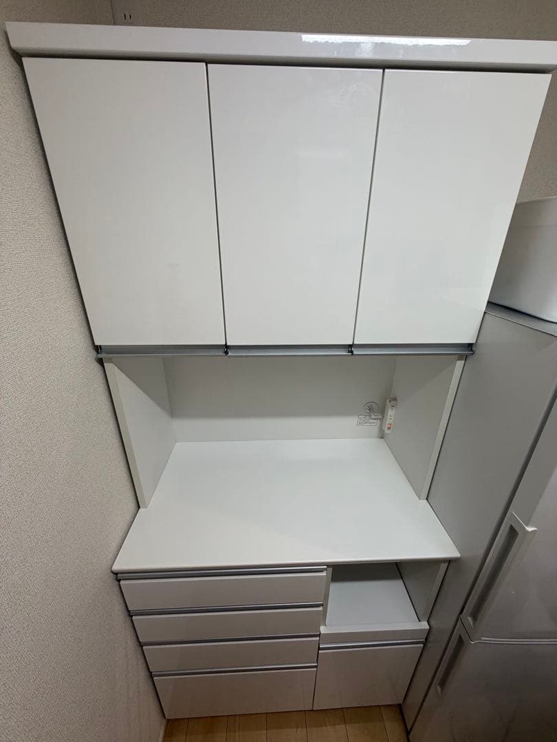 ニトリ レジューム 90 食器棚 キッチンボード　値引き可