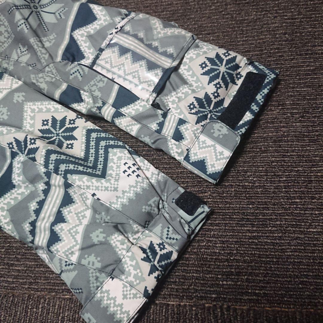 送料無料【DESCENTE】レディースノルディック柄スキーウェア上下 M/M