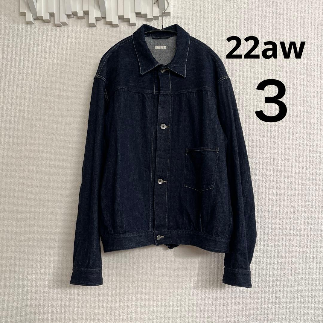 COMOLI デニムジャケット 22aw インディゴ サイズ3 廃盤