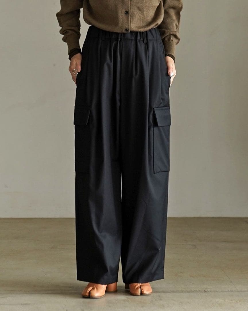 nicholson&nicholson ストレッチ ウール カーゴ パンツ