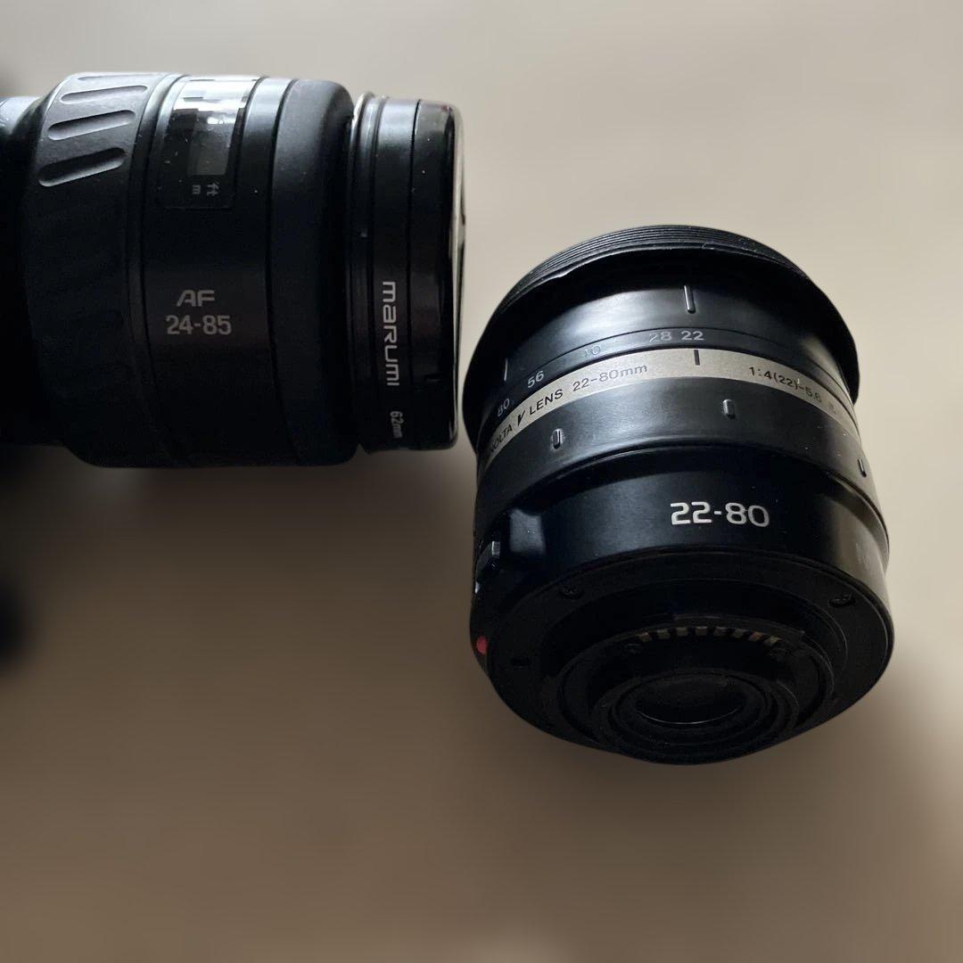 MINOLTAフィルムカメラα303si現状品、used品かなり古いカメラ