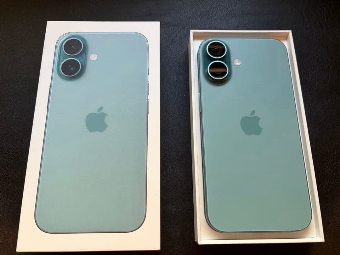 【美品】iPhone 16 128GB ティール