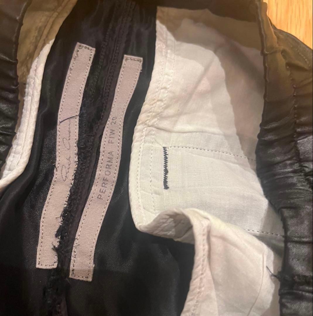 rick owens ブラック サルエルパンツ