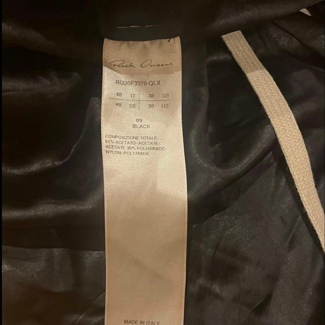 rick owens ブラック サルエルパンツ