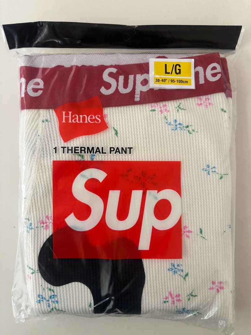 【完全未開封】supreme Hanes Bones Thermal Pant