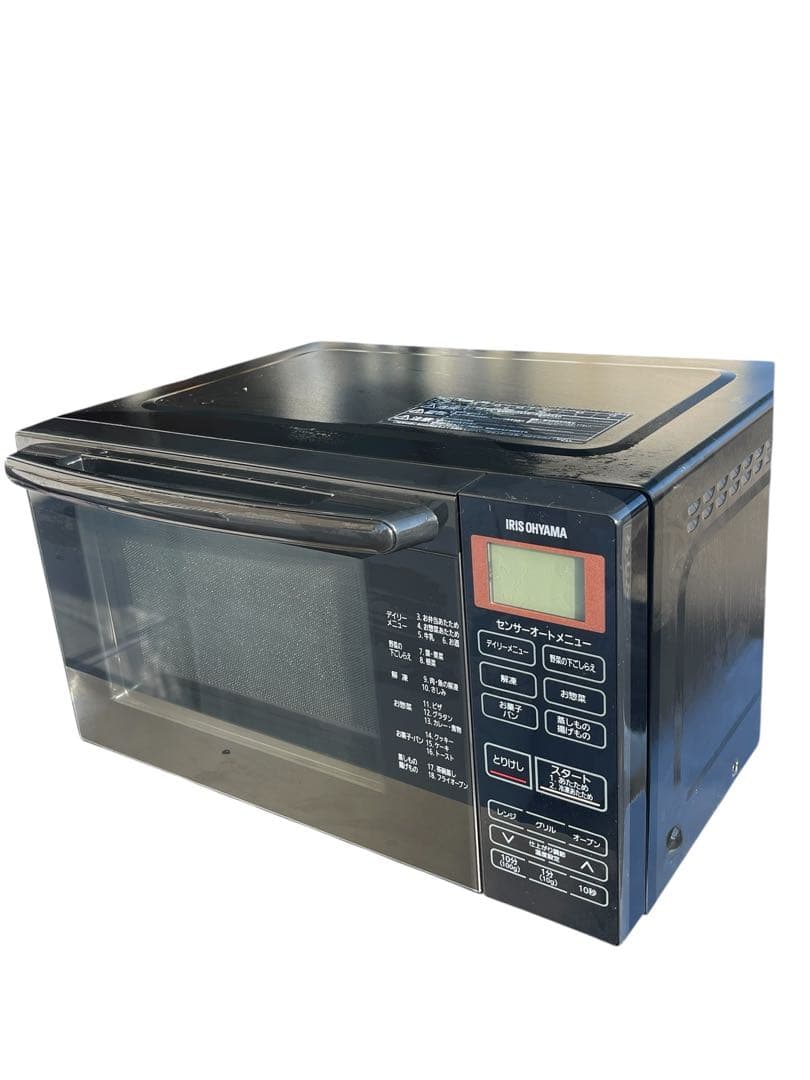 アイリスオーヤマ製/2021年式/オーブンレンジ/BLMO-F1801-B