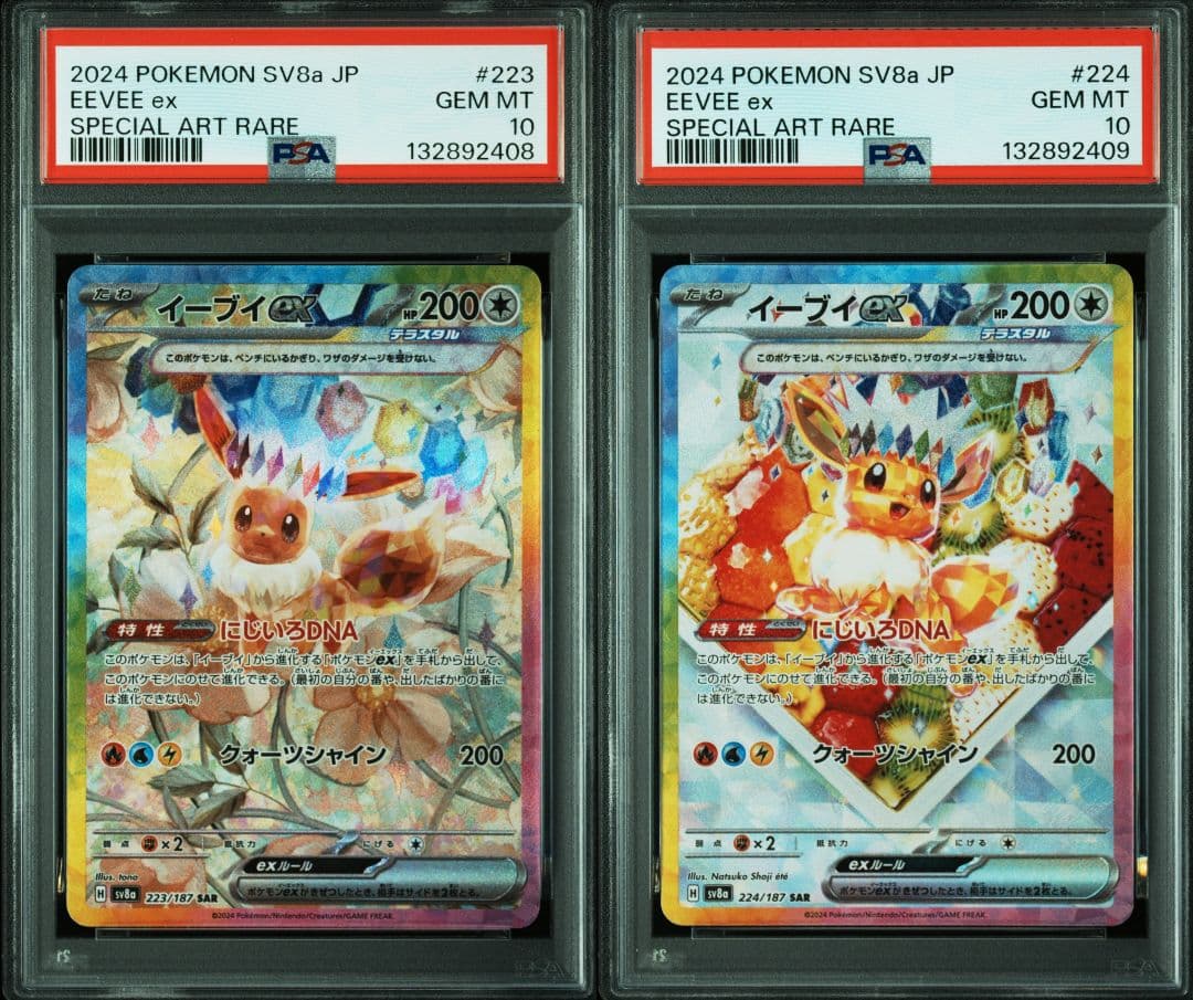 【PSA10連番】イーブイex　テラスタルフェスex