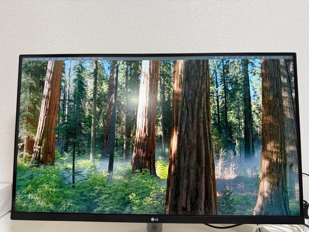 LG 32UN500-W 31.5インチ 4K HDR モニター 本体