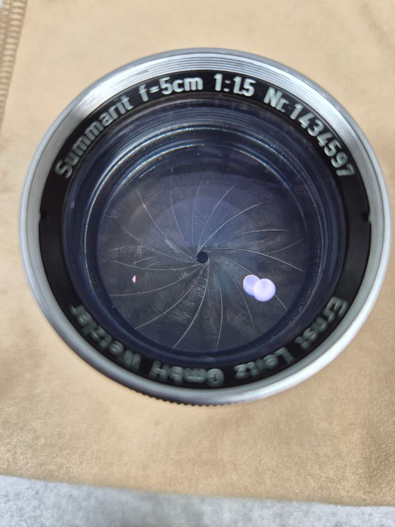 レンズ再研磨済み!!Leitz Summarit 50mm F1.5