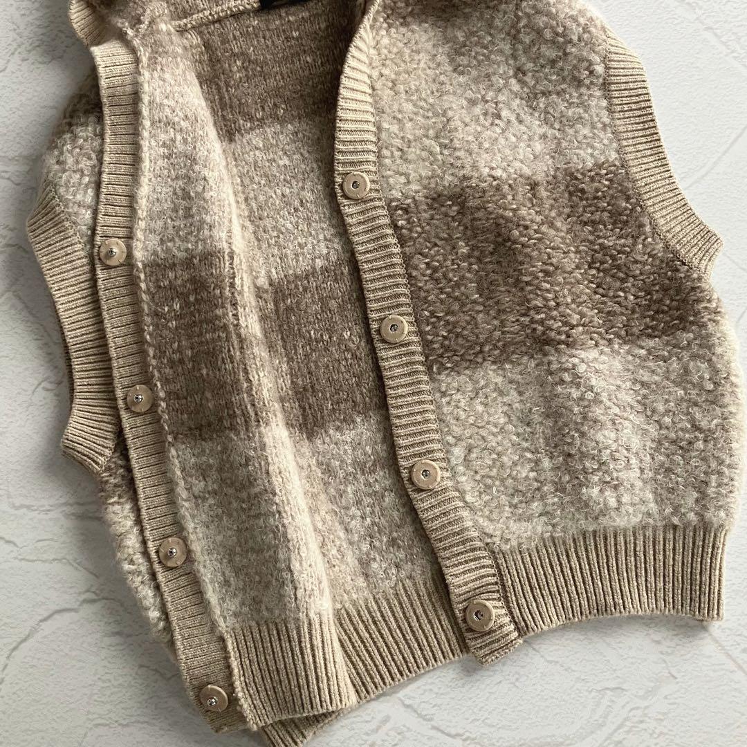 ✨極美品✨マーレンダム スウィンスウィング ブークレー ボア ベスト モヘヤ混