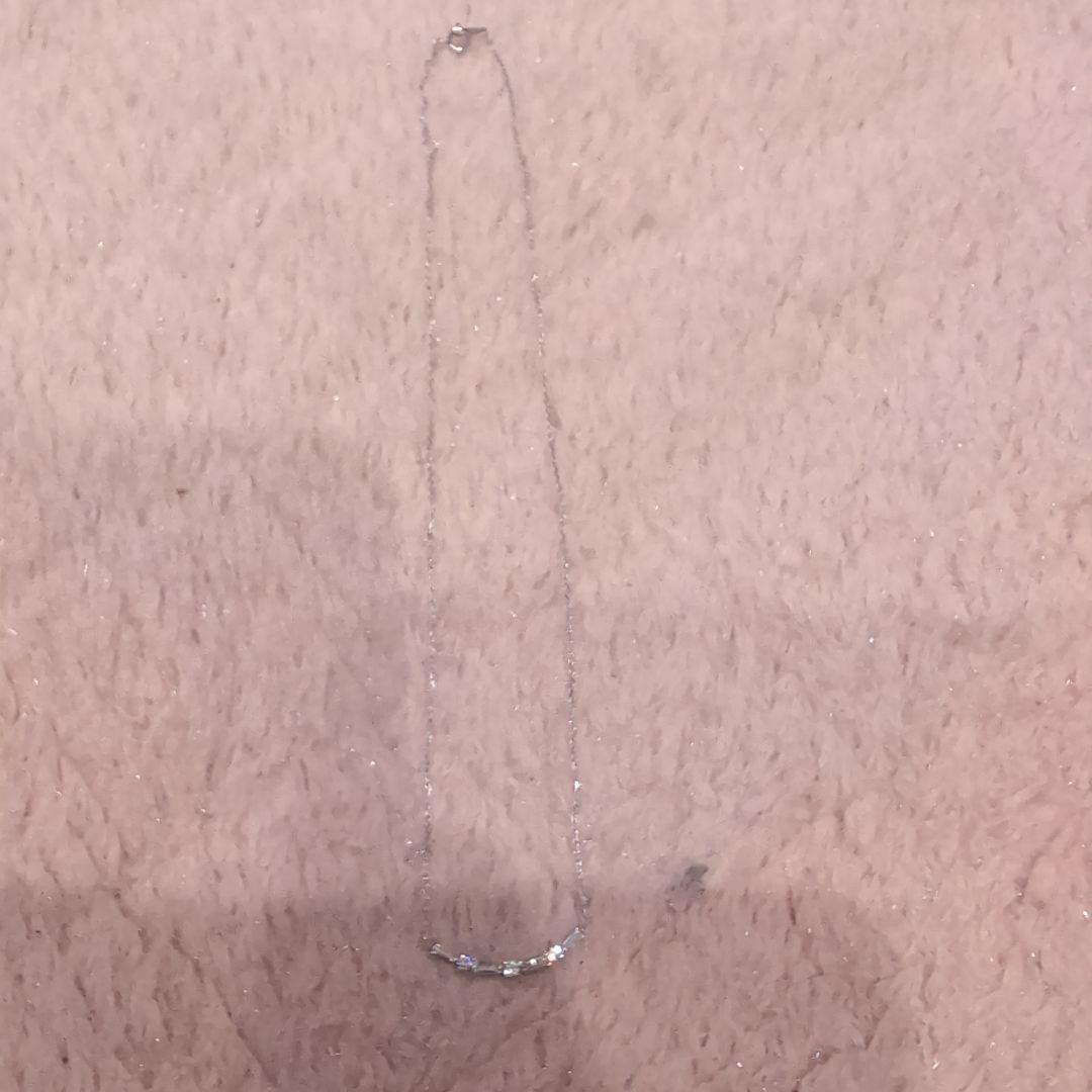 K10 クリスタル装飾 ネックレス