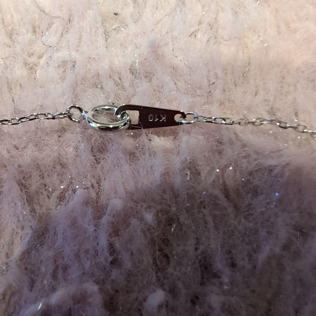 K10 クリスタル装飾 ネックレス