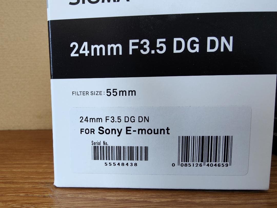 SIGMA シグマ 24mm F3.5 DG DN 　　ソニーEマウント