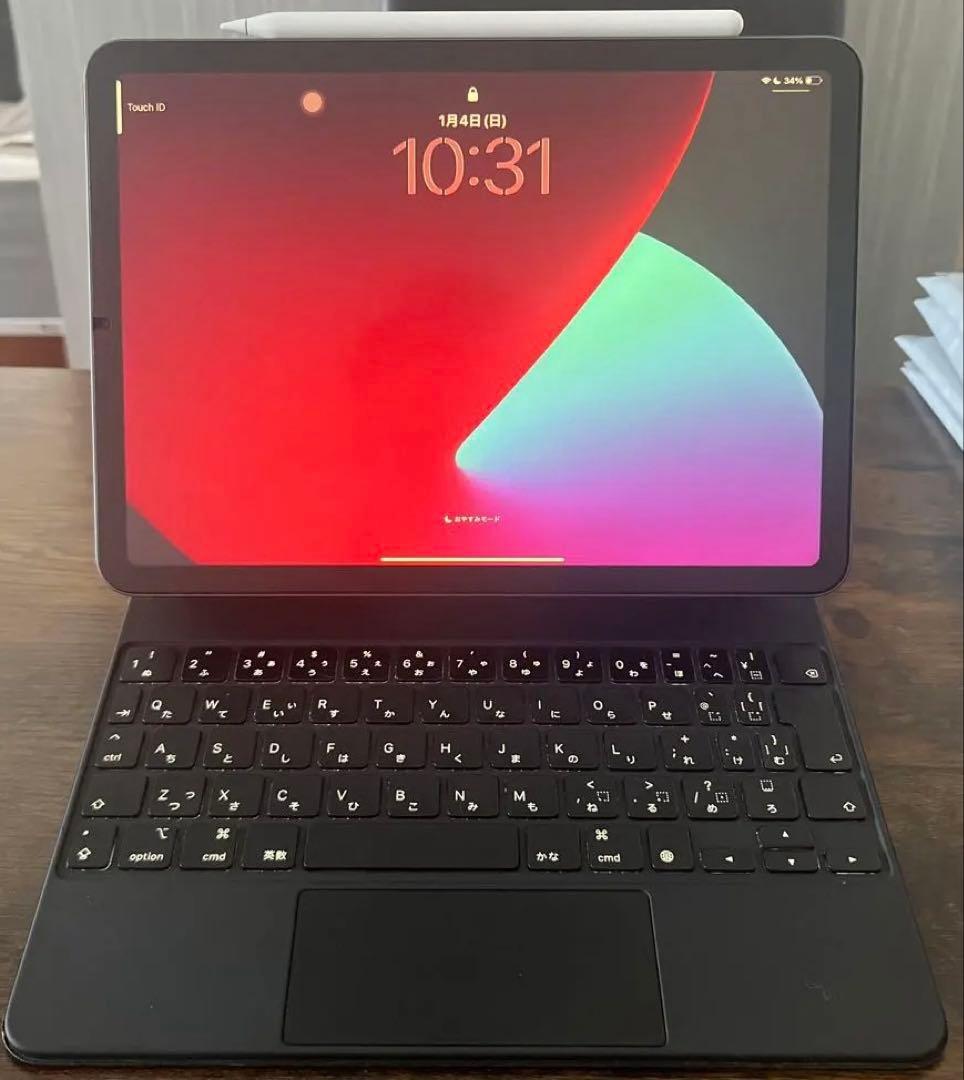 【3点セット】iPadAir第4+MagicKeyboard等