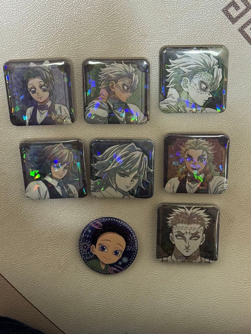 鬼滅の刃　グリッター缶バッジ