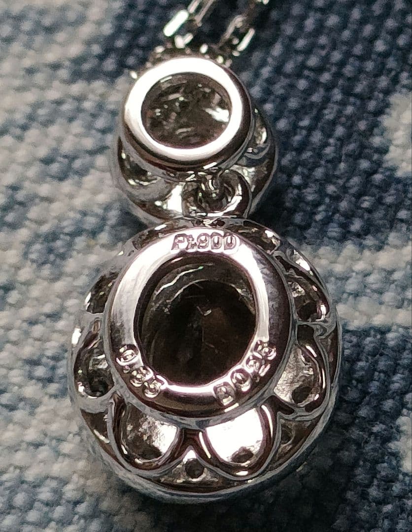 R インペリアルトパーズ　ダイヤモンド　ネックレス