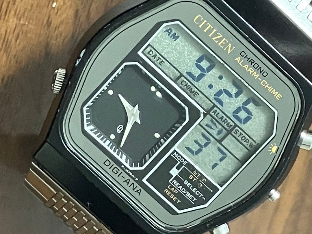citizen デジアナ　4-098421 稼働品