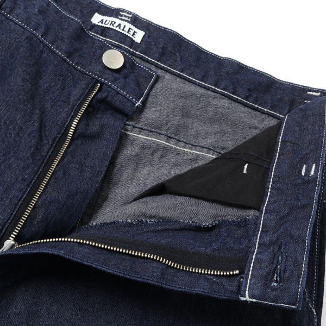 AURALEE HARD TWIST LIGHT DENIM 3 美品
