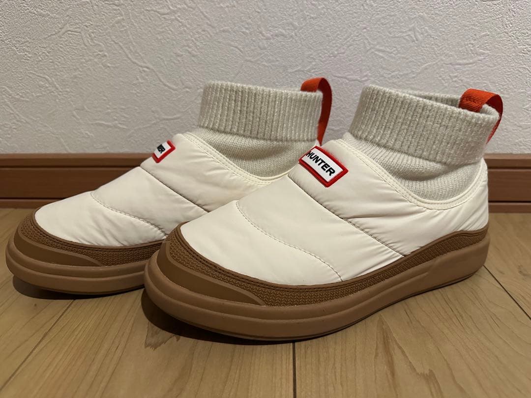 HUNTER/ハンター インアウトパッファーニットブーツ24cm