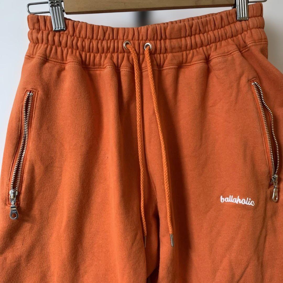 ボーラホリック　スウェット　パンツ　オレンジ　M 綿