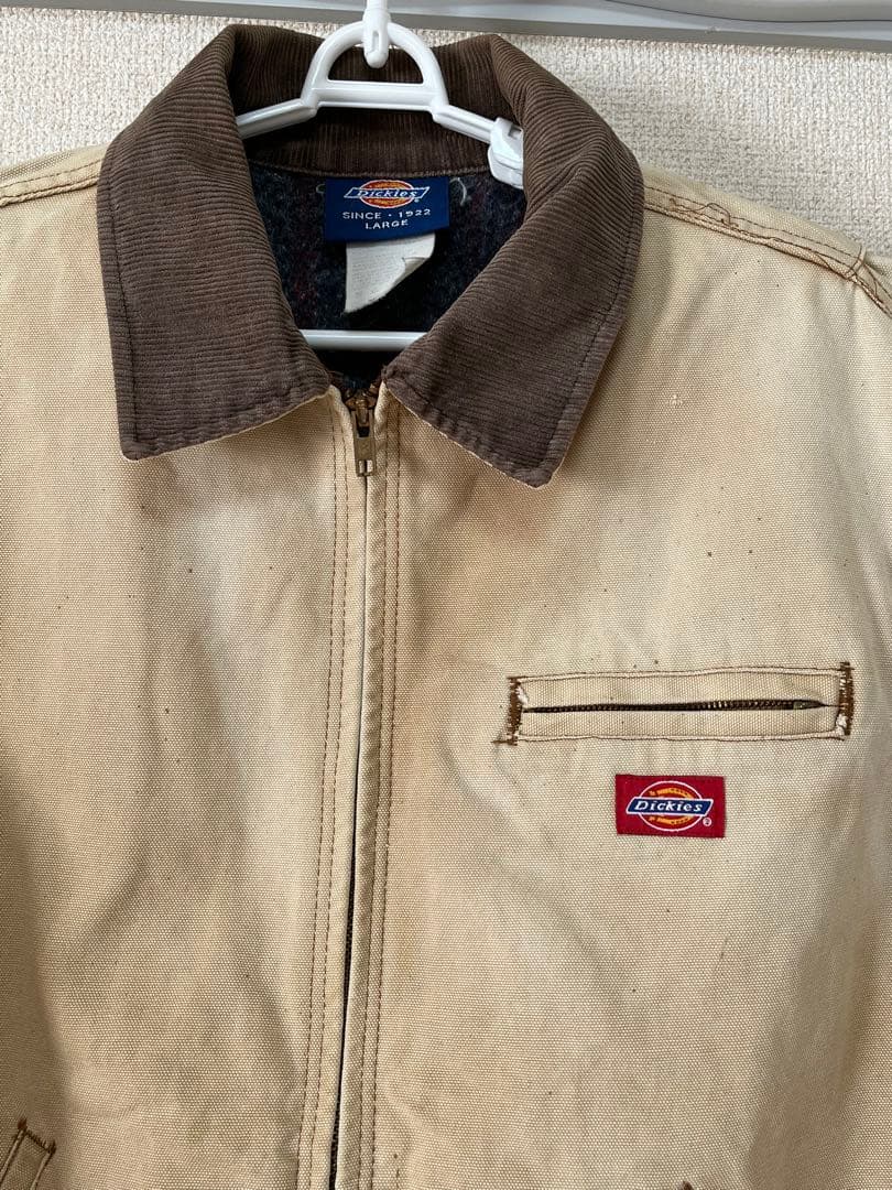 Dickies デトロイトジャケット　カバーオール Lサイズ ベージュ
