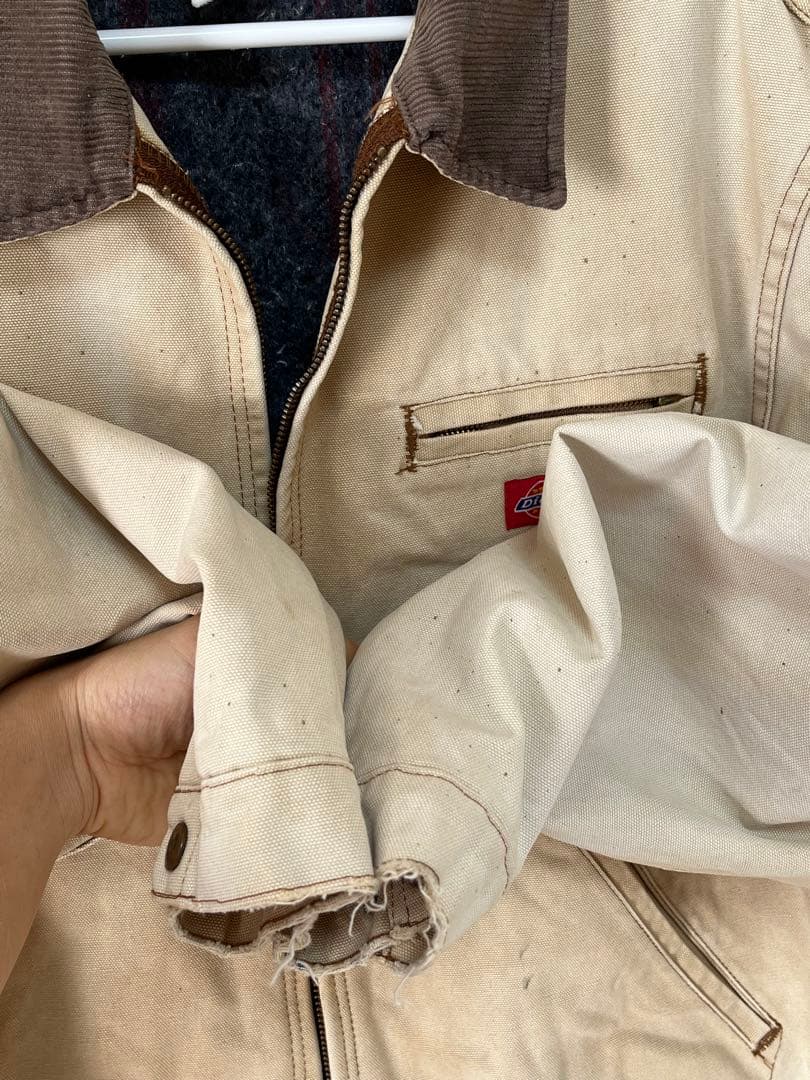 Dickies デトロイトジャケット　カバーオール Lサイズ ベージュ