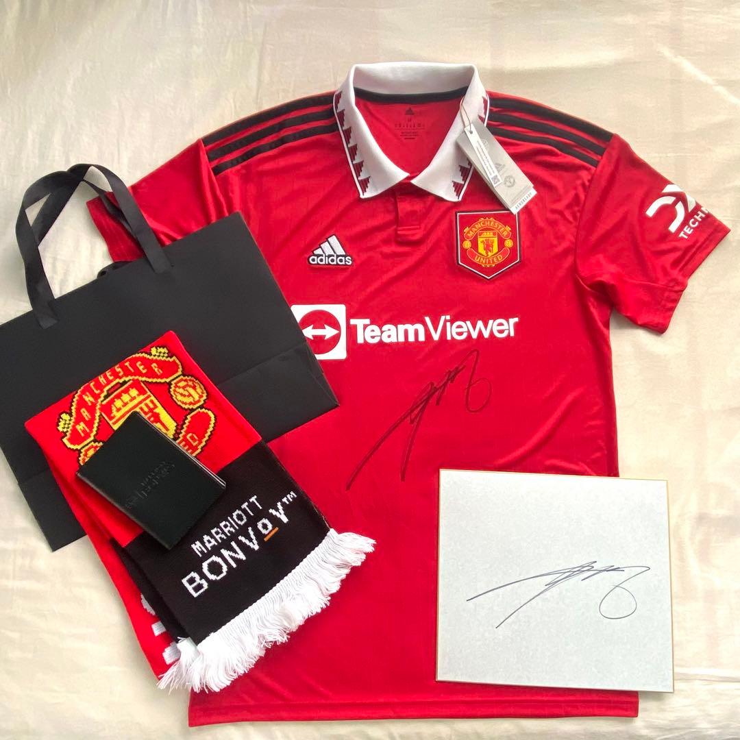 週末セール✧*。 マンチェスターユナイテッド パクチソン 直筆サイン