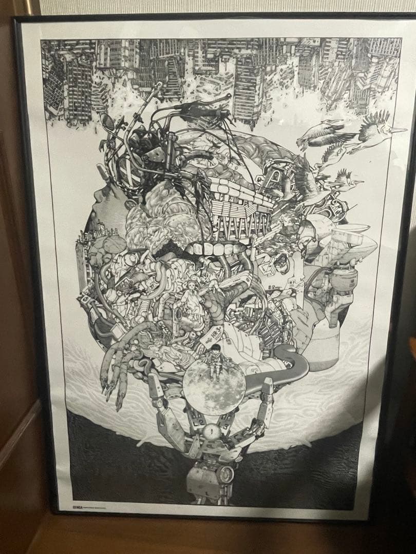 大友克洋 GENGA モノクロポスター