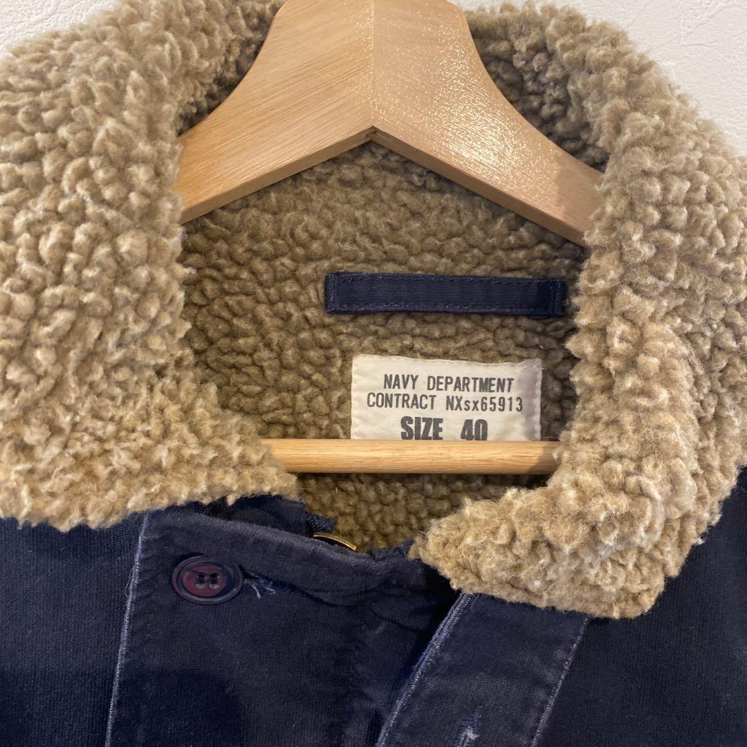 【美品】米海軍 U.S.NAVY N-1 デッキジャケット WAIPER.inc