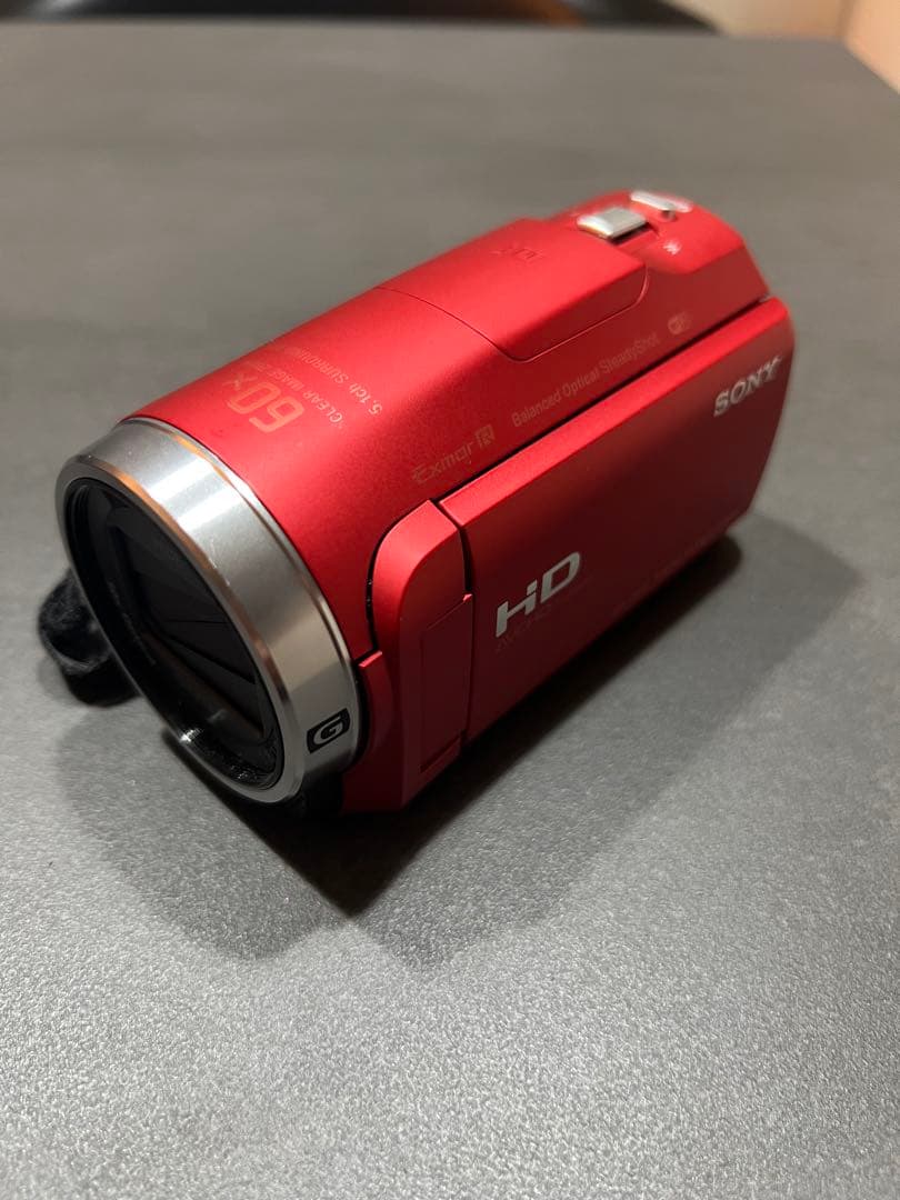 ち*ぶ様 SONY ソニー HDR-CX 680 レッド ビデオカメラ 本体とそ