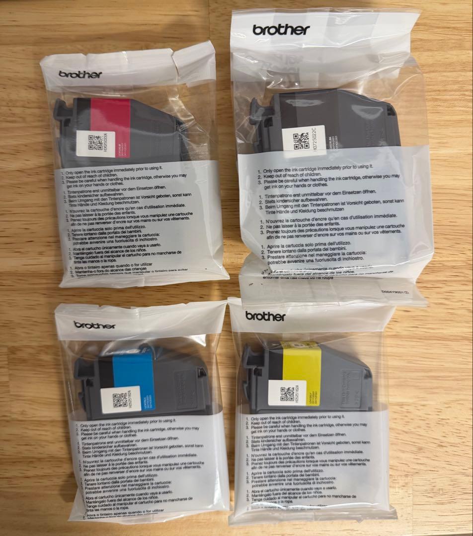 【純正】Brother LC412XL-4PK インクカートリッジ 4色入り