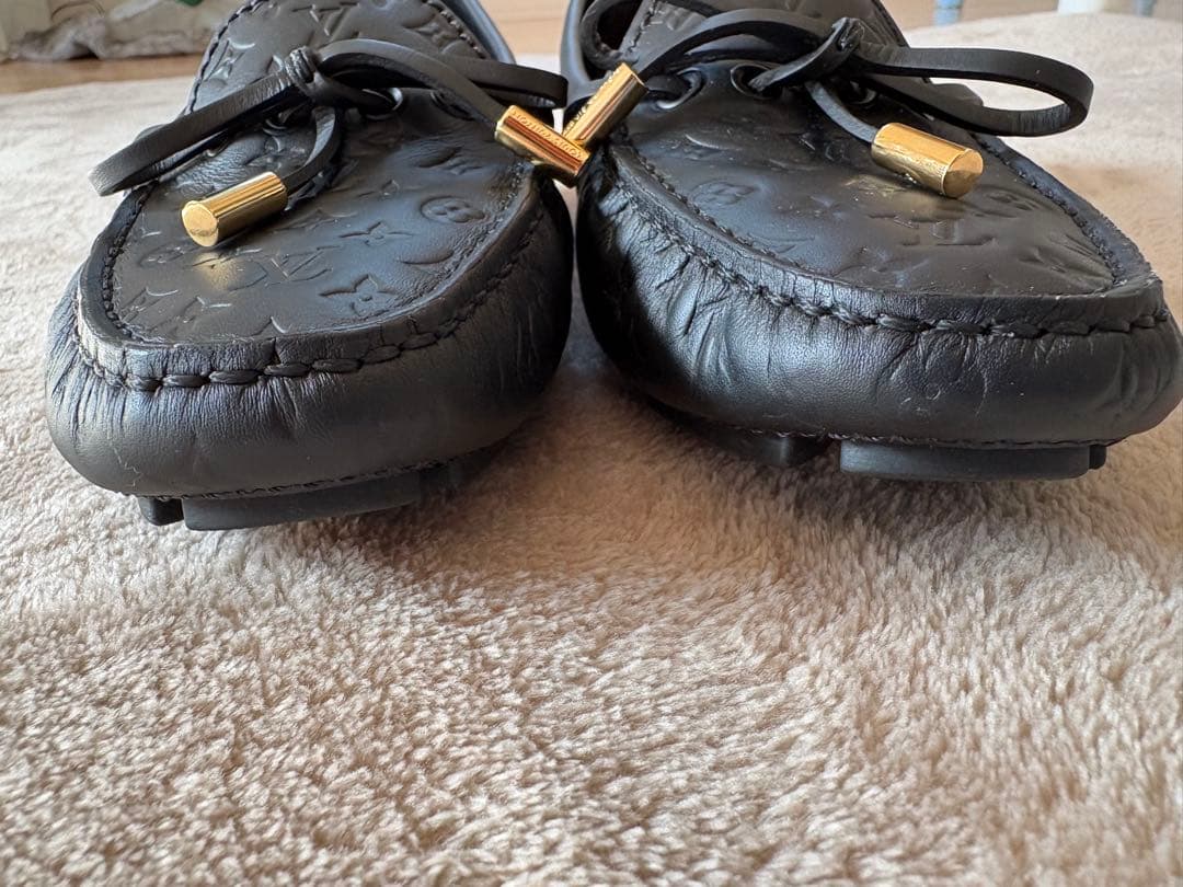 【新品】ルイヴィトン　革靴　モノグラム　ブラック