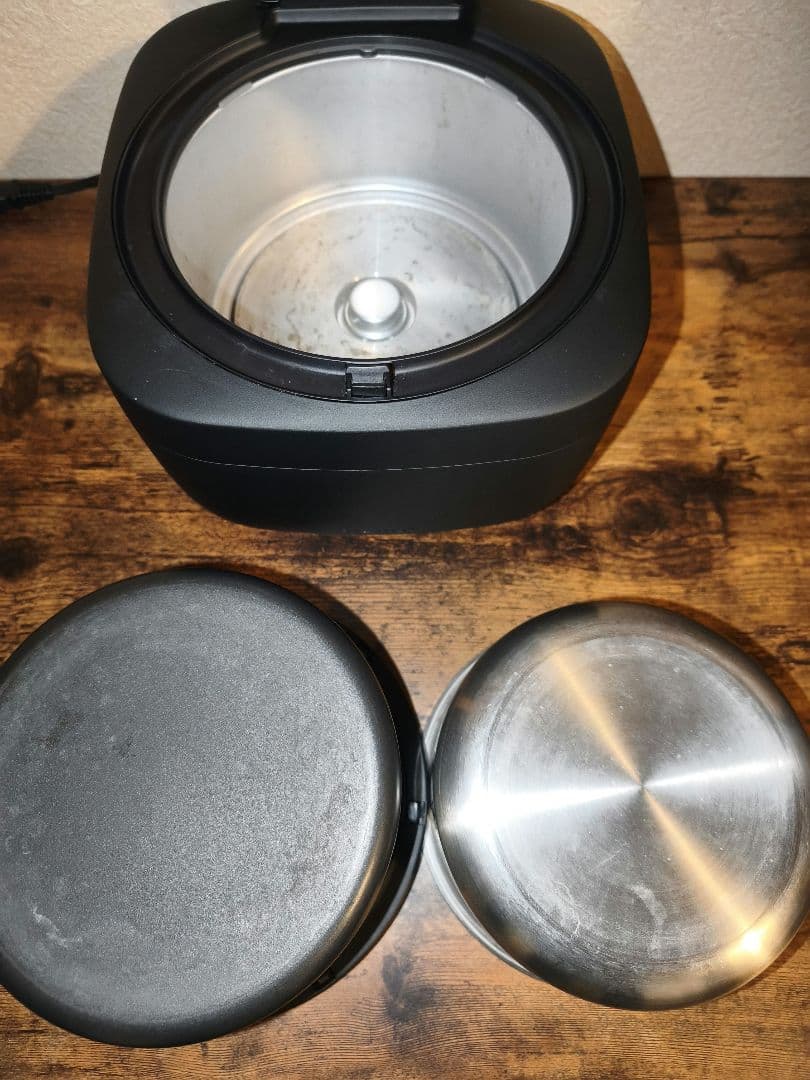 BALMUDA The Gohan K08A-BKブラック IH電気炊飯3号炊き