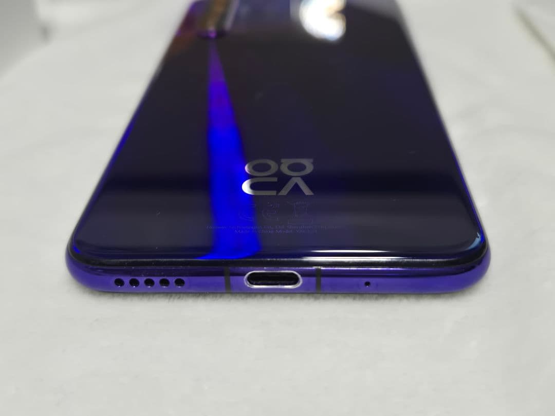 ★HUAWEI nova 5T 本体 箱 純正充電器 ケーブル付 BT新品 紫