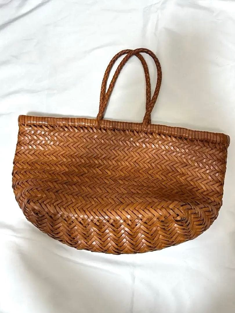 dragon ドラゴン　レザーメッシュバッグ　スモール