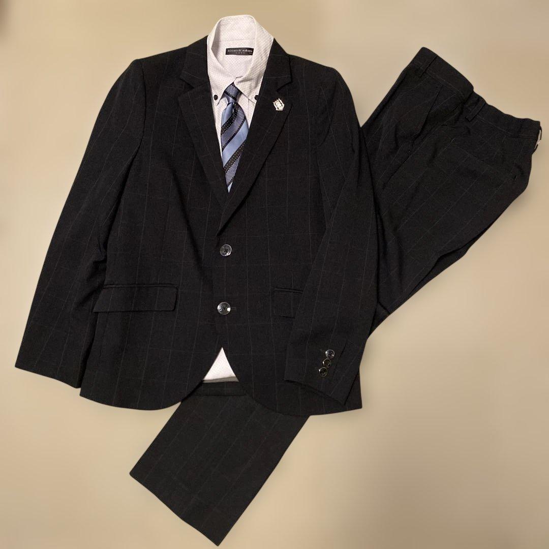 【美品】ヒロミチナカノ　フォーマルスーツ 160 男の子 6点組 卒業式 キッズ