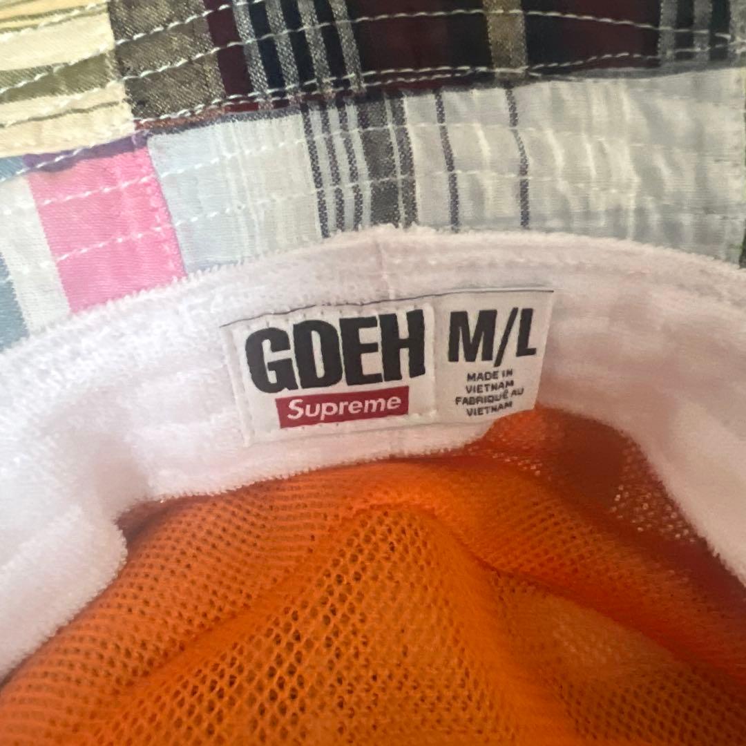 シュプリーム　グッドイナフ　パッチワーク　ハット　M/L 試着のみ