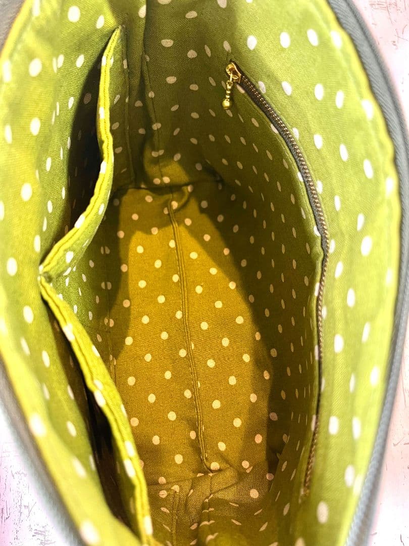 インディゴグラデデニム♡刺繍のショルダーバッグ♡フリルリボン猫ちゃん