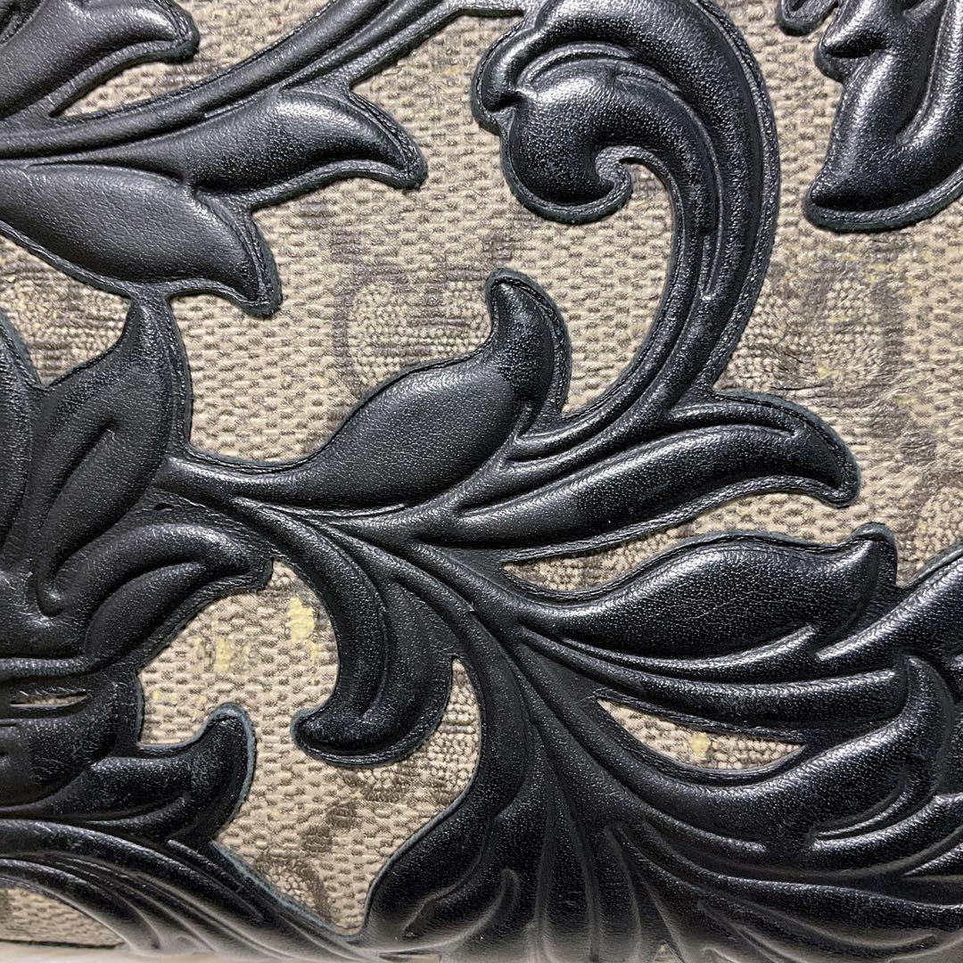 ☆超極美品☆GUCCI アラベスク 長財布 GGスプリーム ラウンドファスナー