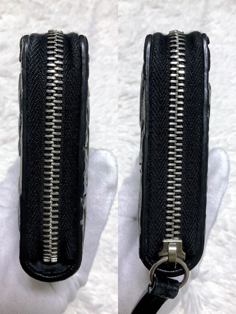 ☆超極美品☆GUCCI アラベスク 長財布 GGスプリーム ラウンドファスナー