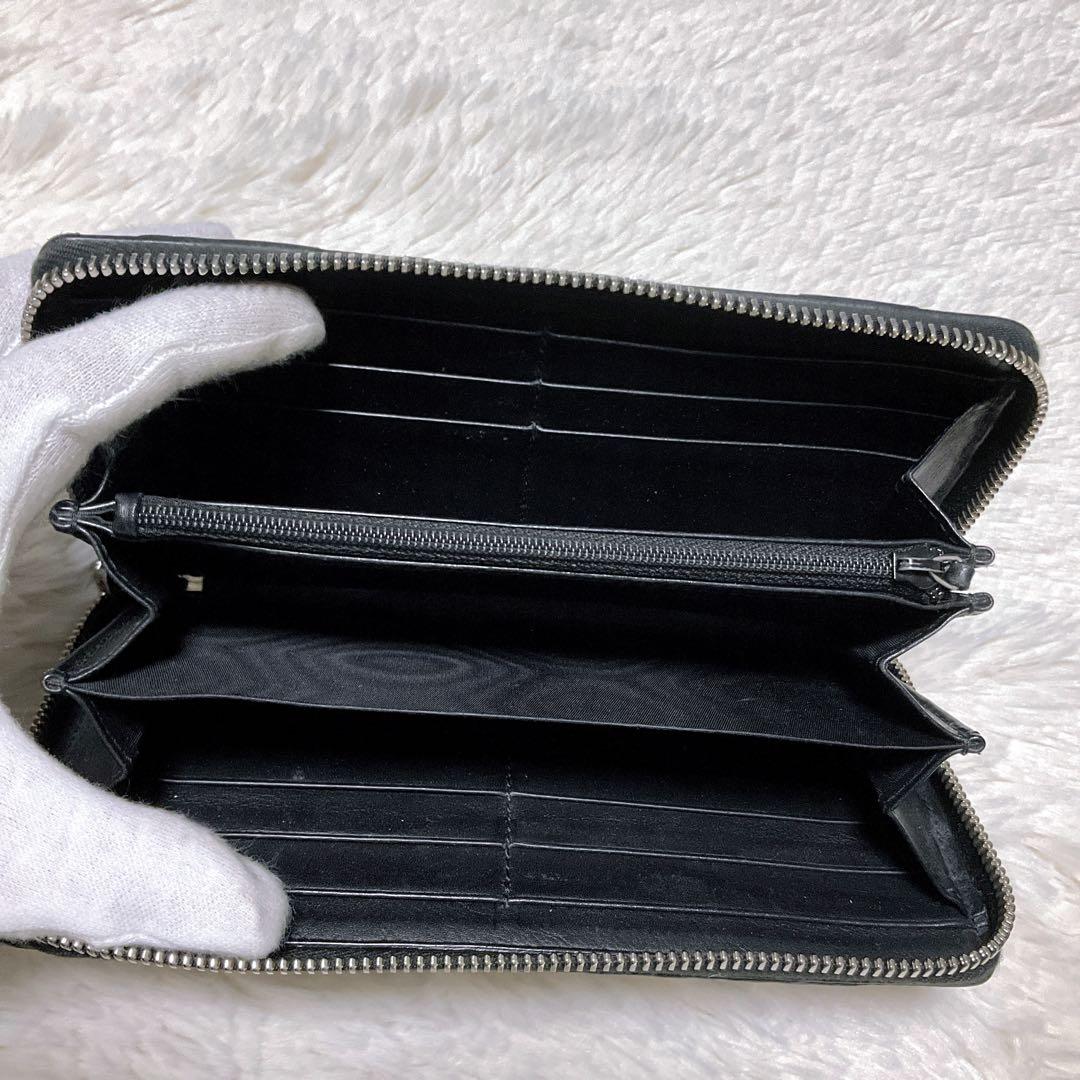 ☆超極美品☆GUCCI アラベスク 長財布 GGスプリーム ラウンドファスナー