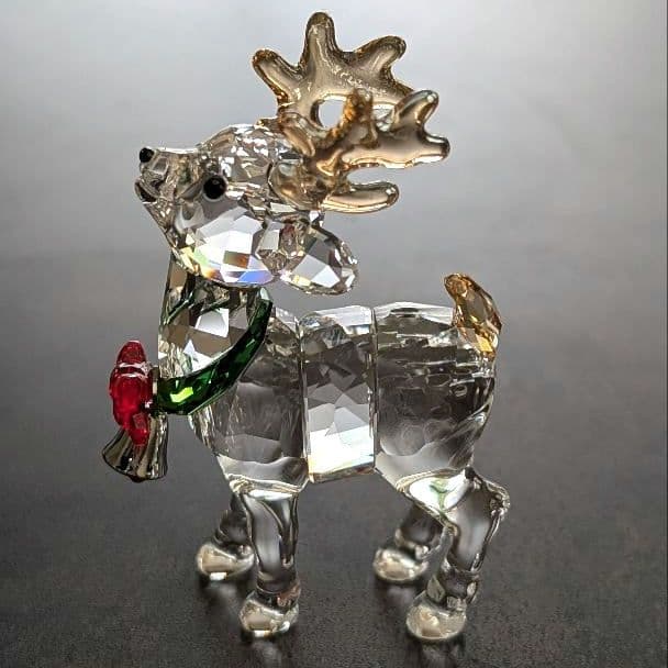 スワロフスキー　「サンタのトナカイ」　5532575　置物