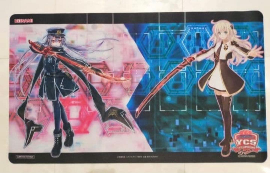YCSJ 遊戯王 閃刀姫 ロゼ レイ プレイマット デュエルセット2