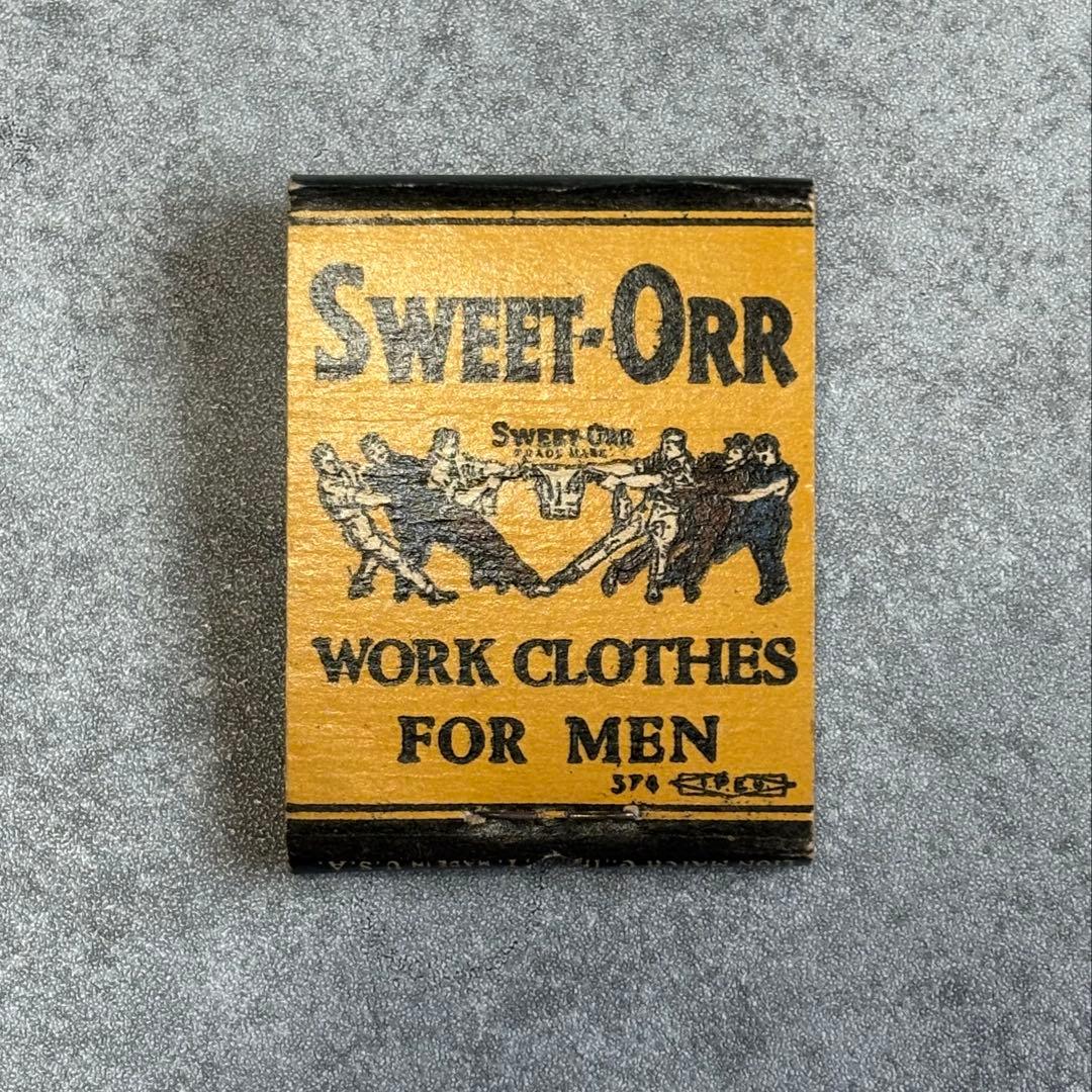 〜50s SWEET ORR スイートオール マッチカバー ワーク アンティーク