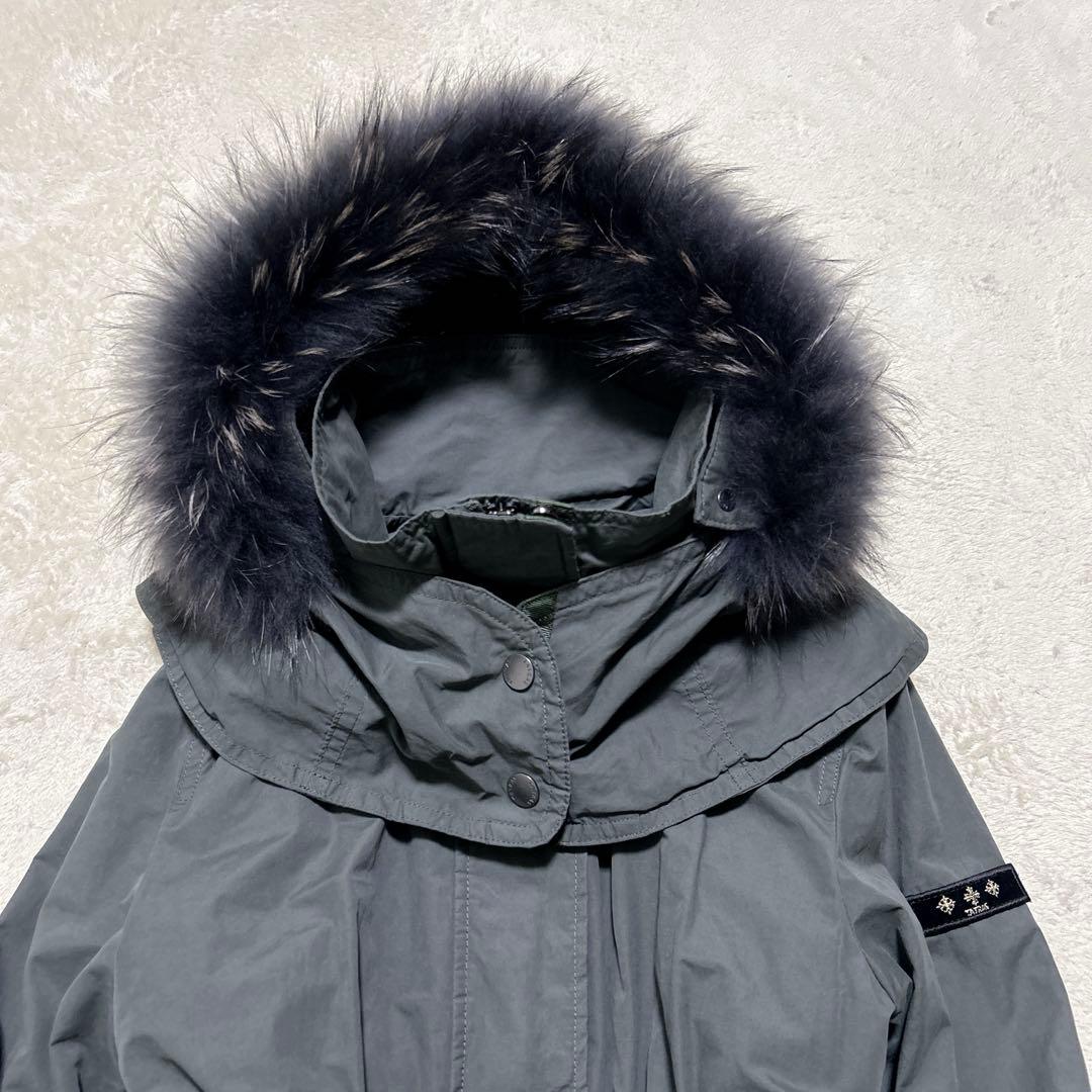 未使用級 ♪ タトラス 4way ファー モッズコート ダウンベスト ライナー付