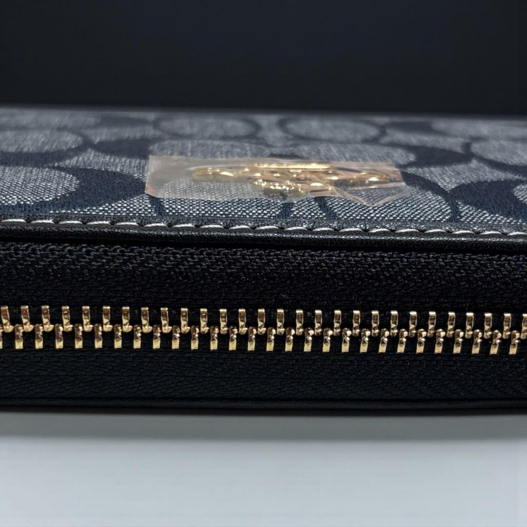 COACH 長財布 ネイビー 新作