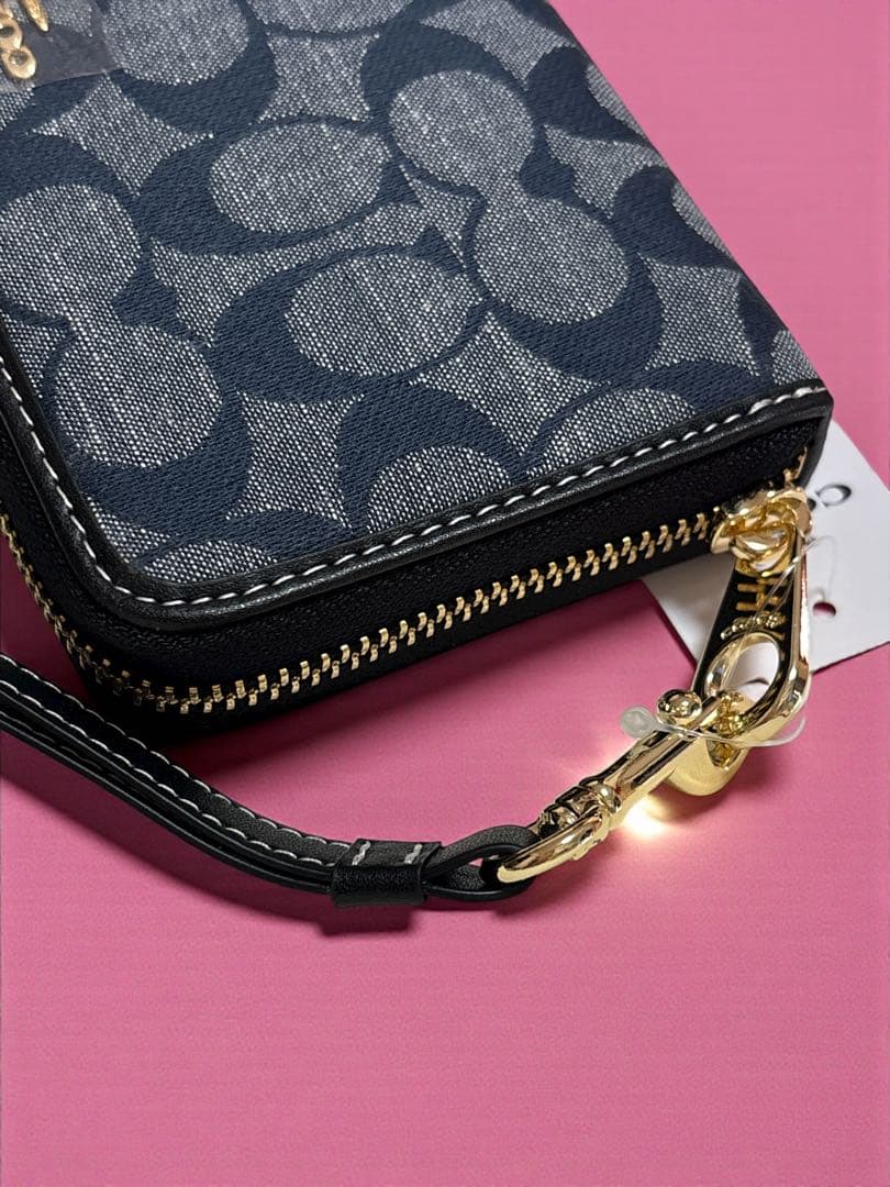 COACH 長財布 ネイビー 新作