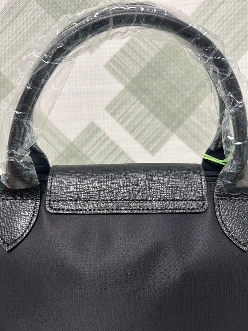 《LONGCHAMP》プリアージュ トップハンドバッグ　S/ブラック
